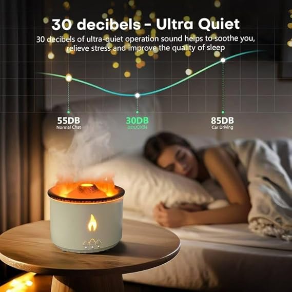 Volcano Aroma Diffuser Humidifier For Living room,Bed room, Office, Work Space, Yoga Studios.