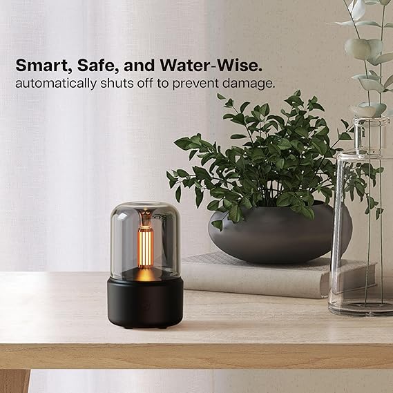 Candle Light Flame Diffuser Humidifier For Living room, Bed room, Spa, Office, Yoga Studios, Car.