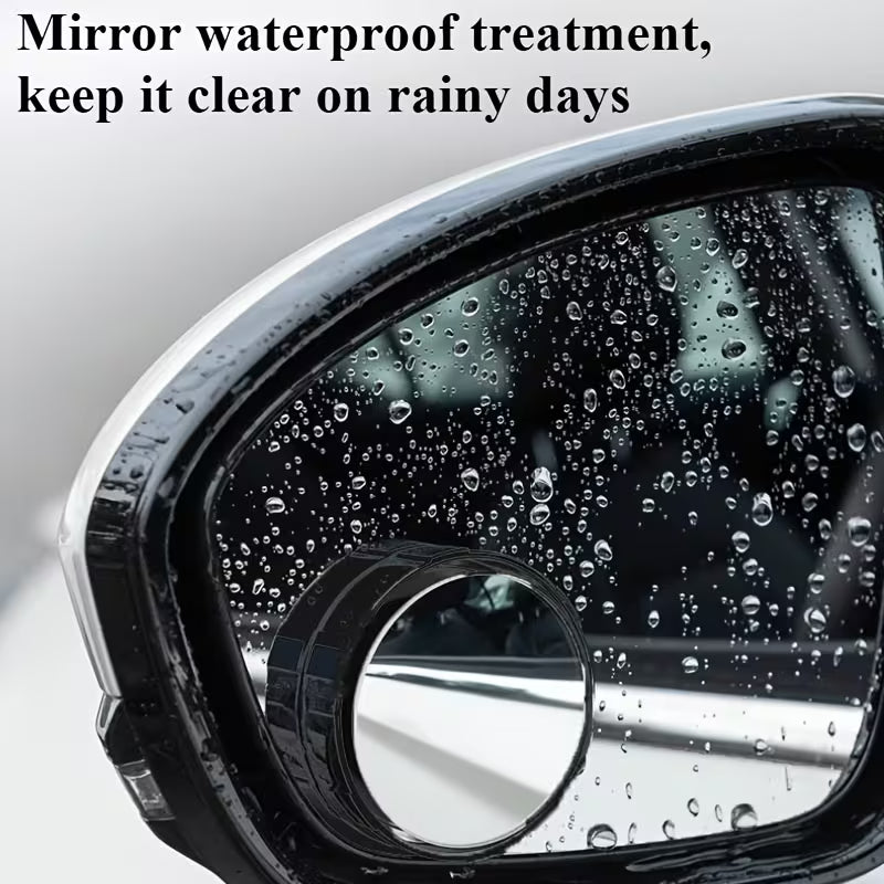 360° Rotatable Convex Wide Angle Rear View Mirrors for Cars SUVs Trucks (Pack of 2)