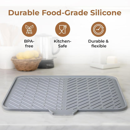 Silicon Dish Drying Mat For Kitchen
