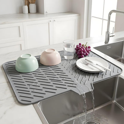 Silicon Dish Drying Mat For Kitchen