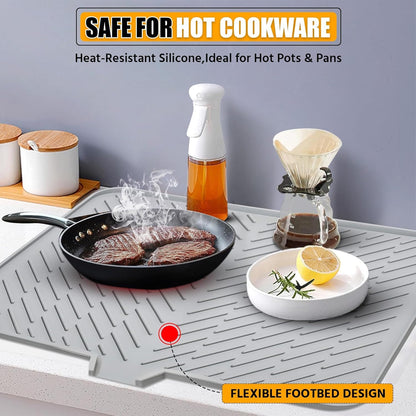 Silicon Dish Drying Mat For Kitchen