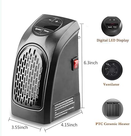 Portable Room Handy Heater For Living Room, Office, Reading Room, Work Space, etc.