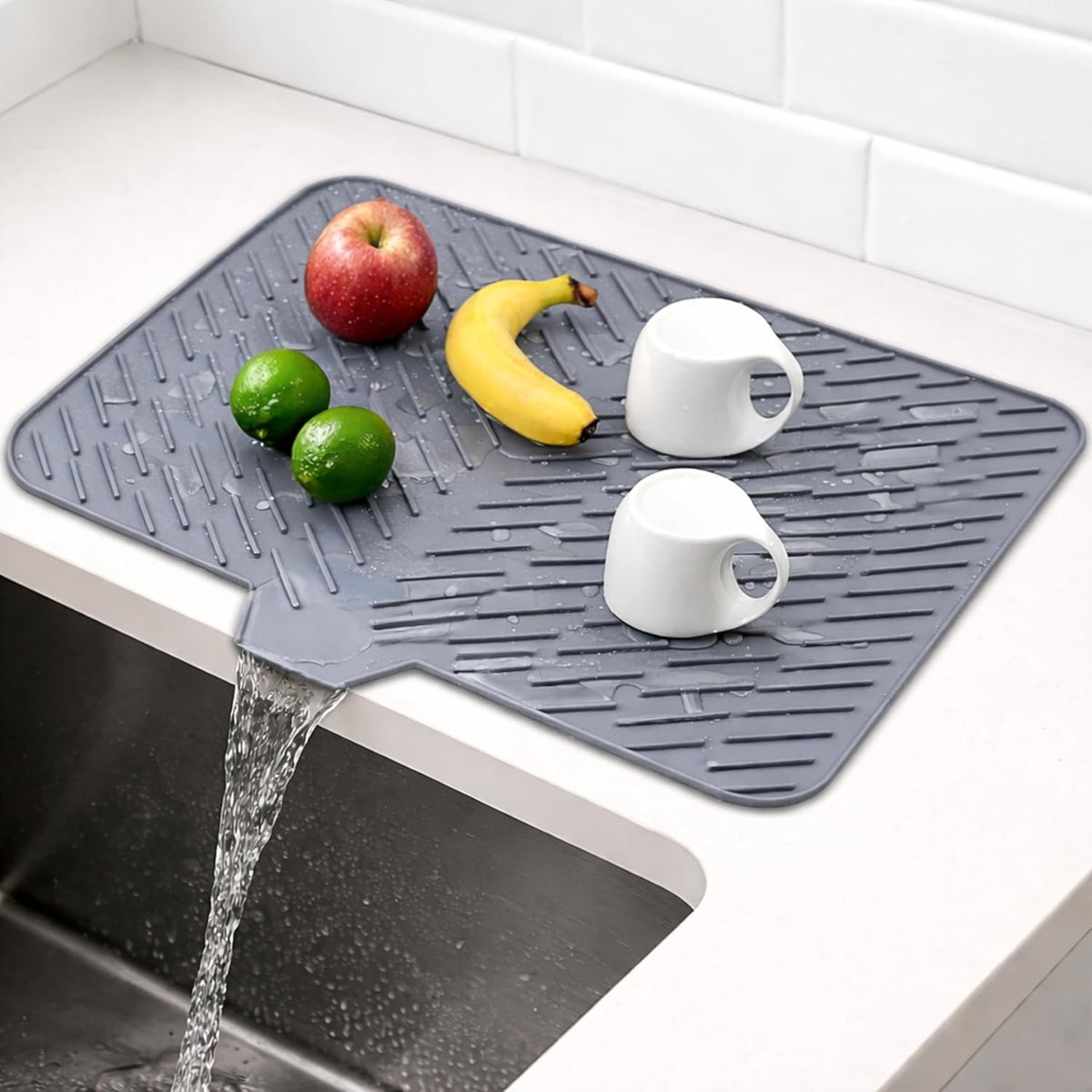 Silicon Dish Drying Mat For Kitchen