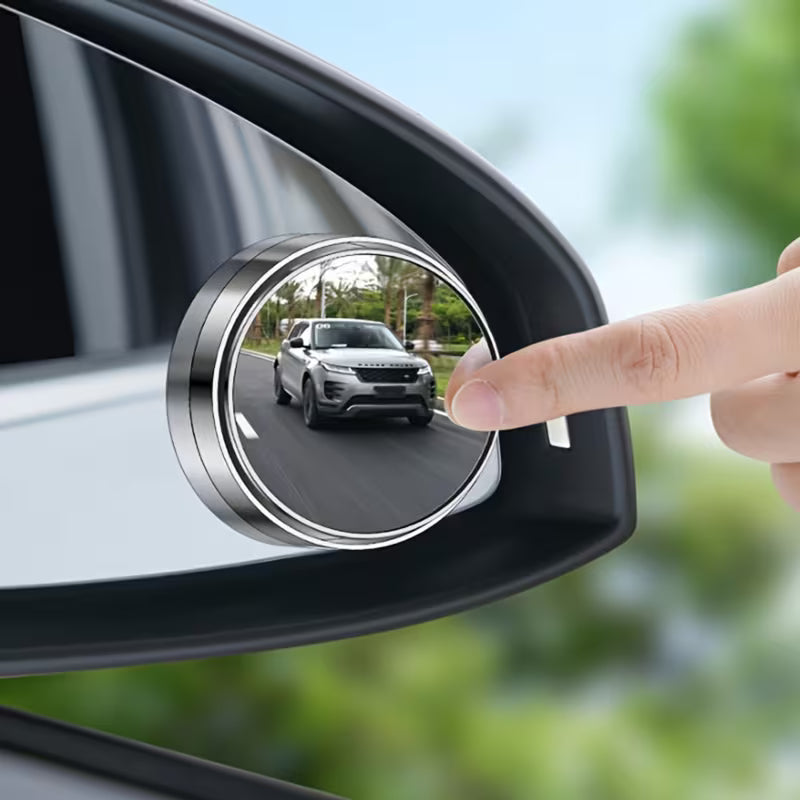 360° Rotatable Convex Wide Angle Rear View Mirrors for Cars SUVs Trucks (Pack of 2)