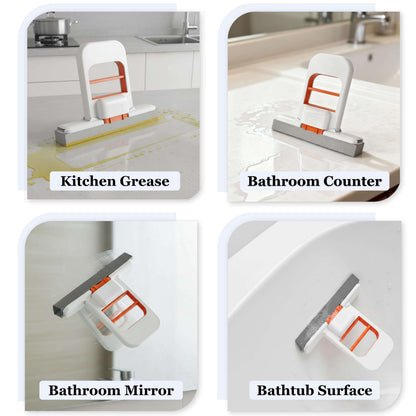 Mini Foldable Sponge Mop for Wet & Dry Cleaning