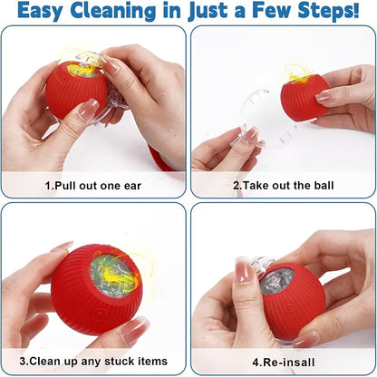 Rechargeable Electric Rolling  Ball For Pets With Lights