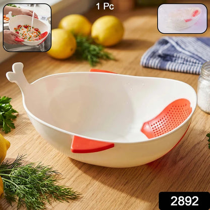 Fish-Shaped Rice Drainer – Multi-Use Kitchen Strainer